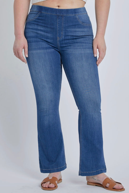 Cello  Plus Size Pull on Flare AB35324DKP 30 INCH INSEAM