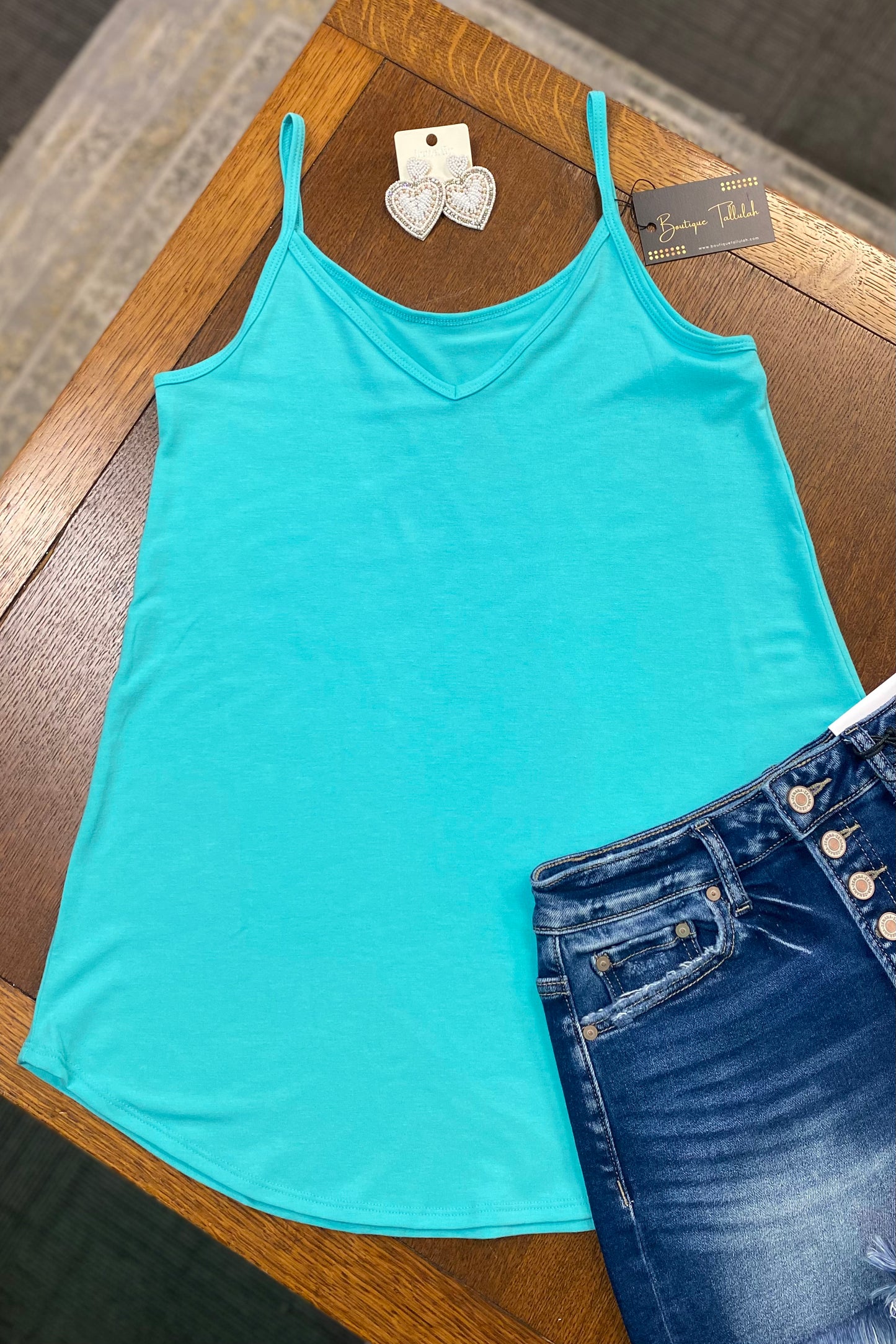 Reversible Cami in Mint Green